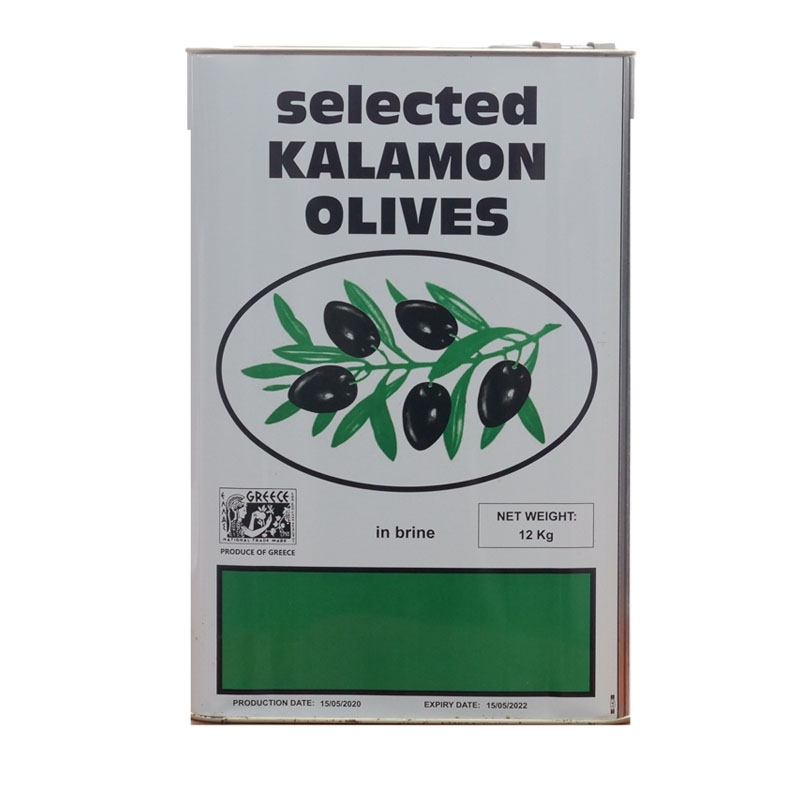 Black EXTRA LARGE Kalamon Olives 12KG Net-